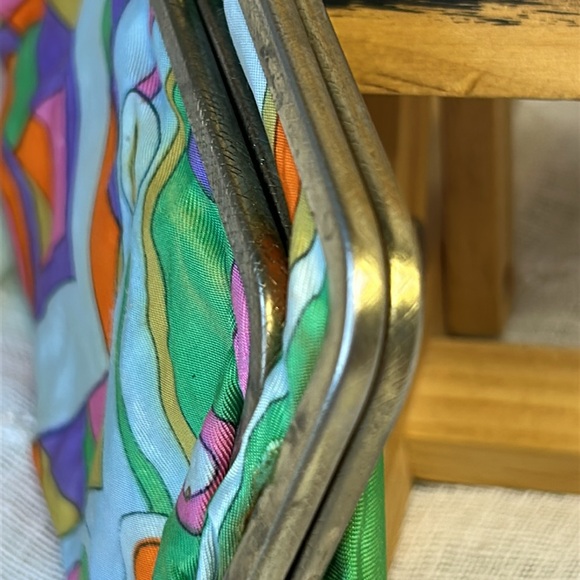 Vintage silk Emilio Pucci-motif psychedelic pattern - Picture 5 of 13